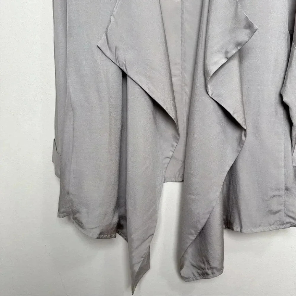 Club Monaco Womens Medium Drape Asymmetrical Jacket - Picture 9 of 14
